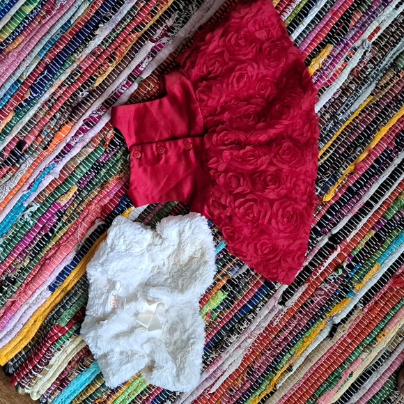 2pc red dress set - Picture 3 of 4